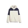 Fit Hybrid Jacket Letter Print Hooded Coat Men Jacket White Blue 523891-87
