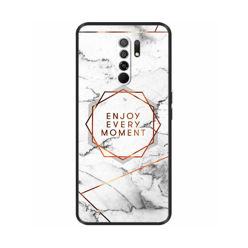 Силиконовый чехол для Xiaomi Redmi 9 Redmi9 Чехол Задняя крышка Coque Funda Оболочка Мягкий Черный ТПУ Милый Мультяшный Чехол-сумка для телефона Бампер Защитный