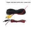 Universal Car Rca Av Rear View Backup Camera Video Cable Cord With Trigger Wire For Auto Rear View Camera And Dvd Monitor