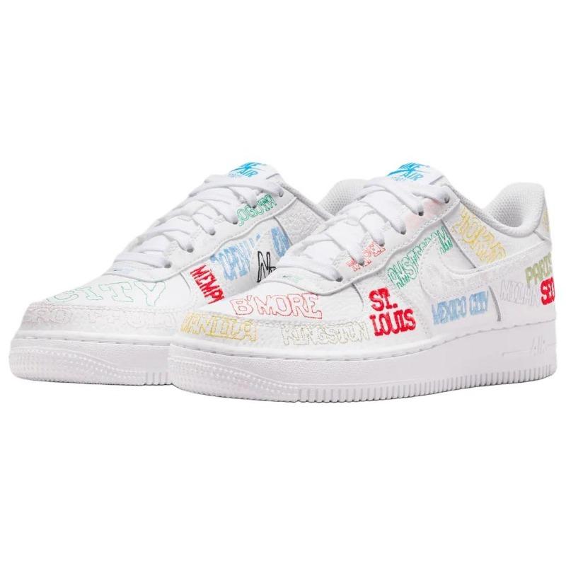 Nike Nike Air Force 1 LV8 3 World Tour GS Унисекс Скейт-обувь Белый IO9739-100