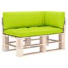 Day and Night - Day and Night Cushions for Pallet Sofa 3 Units Light Green Fabric