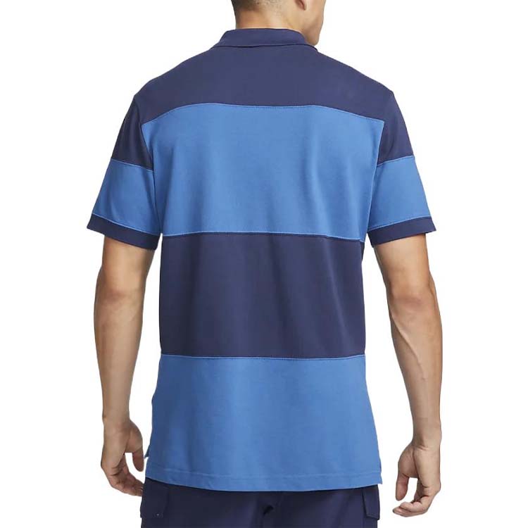 Nike Polo Shirts Men's Blue Moderate Straight Fit DM6951-410