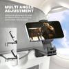 Universal Airplane Phone Stand Holder 360 Rotate Travel Phone Mount for Flying Handsfree Flexible Phone Clip for IPhone/Android