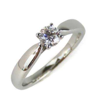Б/У TIFFANY&Co. Кольцо гармония EU#45 Pt950Платина 3.1г Платина 0.25кт