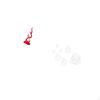 Скульптура Фигурка Пламя из Смолы и Зеркальные Рыбки из Акрила Наклейки на Стену Современное Искусство Украшение для Офиса