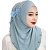 Breathable Islamic Headscarf Top Knot Head Wrap Cap Fashion Ramadan Hijab