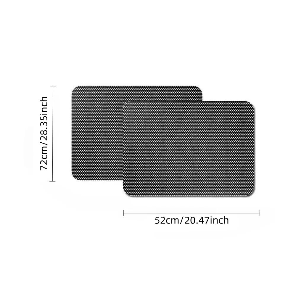 Защита от солнца для автомобильных окон Электростатические наклейки Защита от УФ-лучей Конфиденциальность Черные Белые Точечные Солнцезащитные шторки Наклейки на окна для Авто Боковые Блоки Чехлы