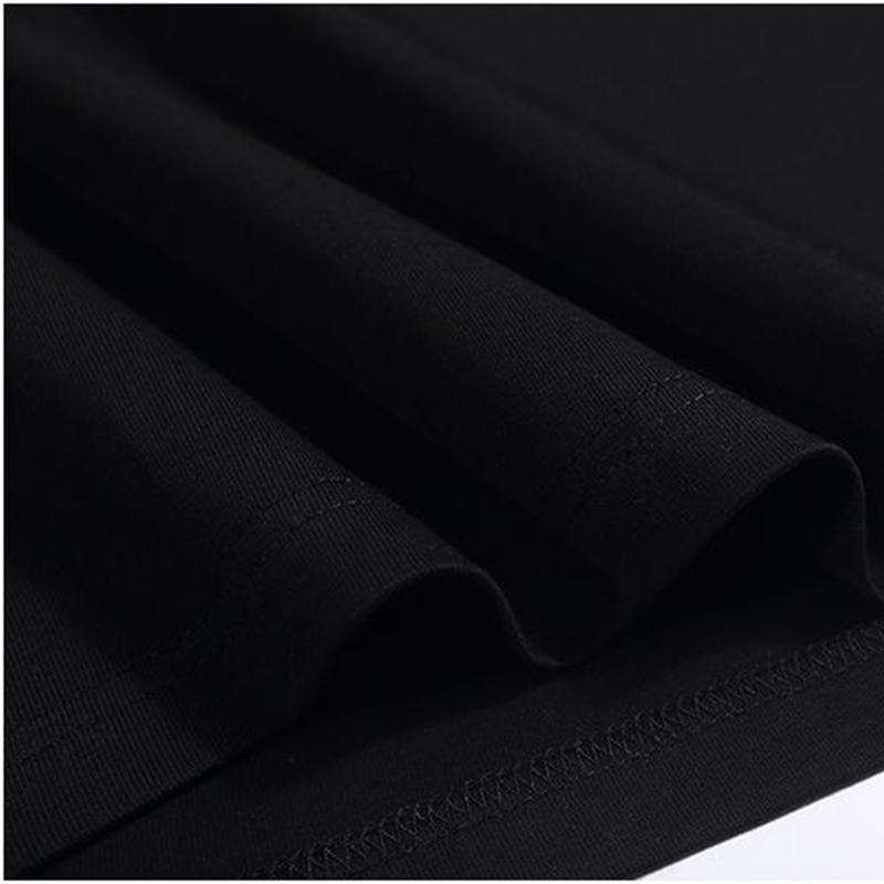 Streetwear Танцующие Тени Графическая Футболка Хлопковая Футболка Унисекс Топы Футболки Летняя Футболка с Коротким Рукавом