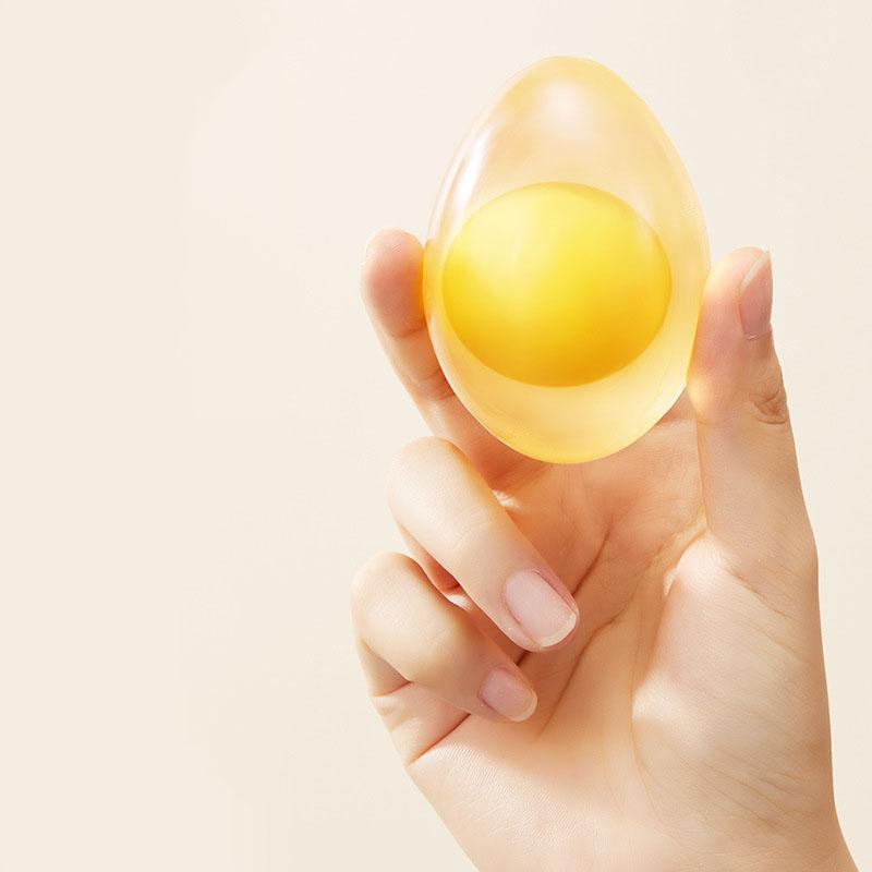 Images Успокаивающее очищающее яичное мыло с аминокислотами, увлажняющее очищающее очищающее от грязи мыло для тела, очищающее поры