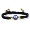 Модный браслет Lucky Red String Evil Eye, толстая золотая веревка, ручная работа, регулируемый, украшения для дружбы, браслет Hamsa для женщин и мужчин