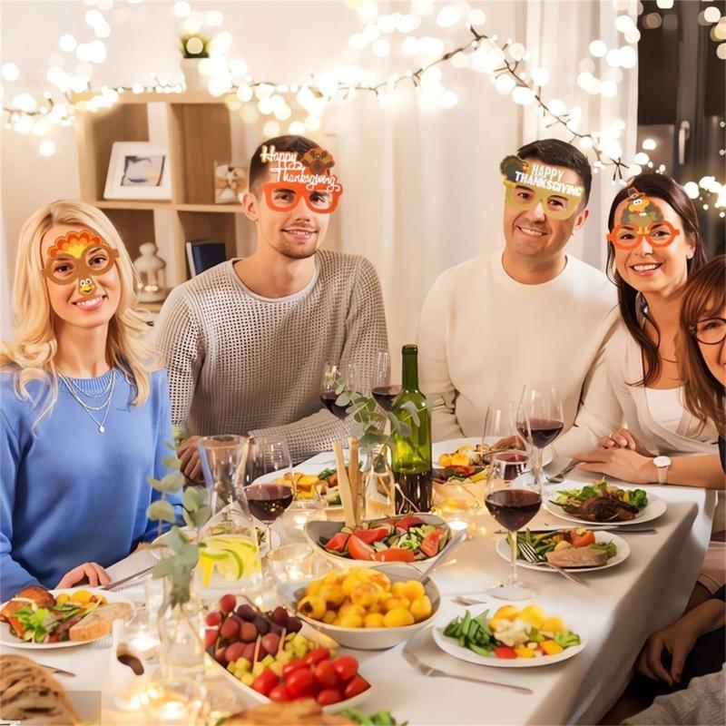 Турция Очки С Днем Благодарения Очки Украшения Праздника Урожая Товары для Вечеринки Для Дома Школьных Мероприятий