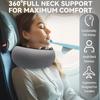 Neck Pillow Airplane | Memory Foam Travel Neck Pillow for Sleeping On Long Flights | Compact and Ergonomic Design Travel Pillows for Airplanes, Car