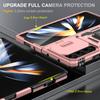 Armor Series For Samsung Galaxy Z Fold6 5G Kickstand Case Slide Lens Cover PC+TPU Phone Shell