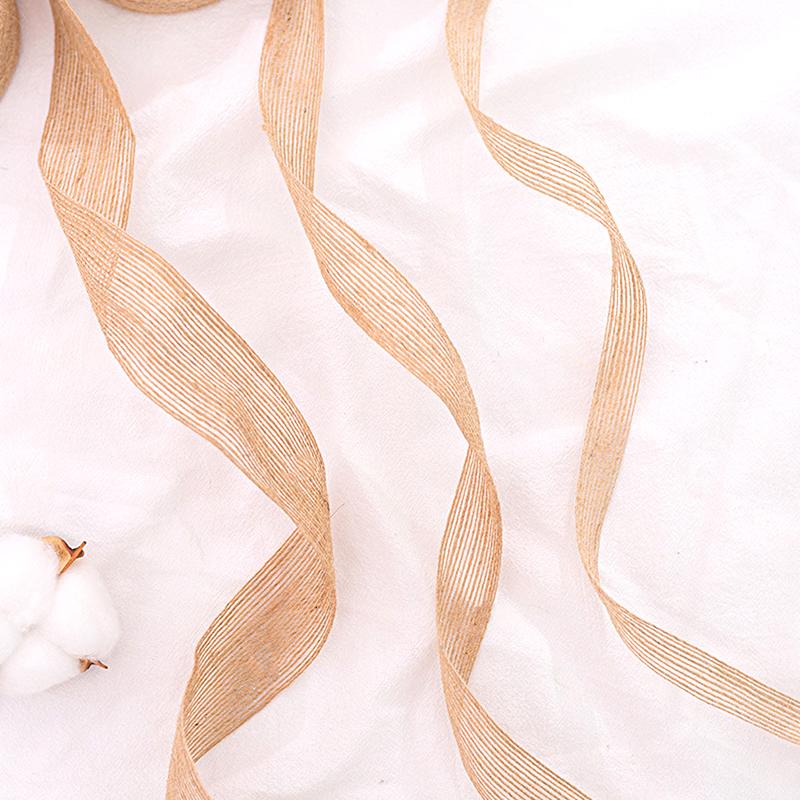 1 рулон льняной ленты «сделай сам», подарочное украшение, упаковка, ленты для поделок, ручная работа, высокое качество