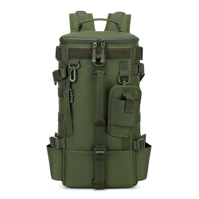 Multifunctional Tactical Fishing Tackle Bag With Rod Holders Fish Equipment Storage Camping Outdoor Large Capacity Backpack