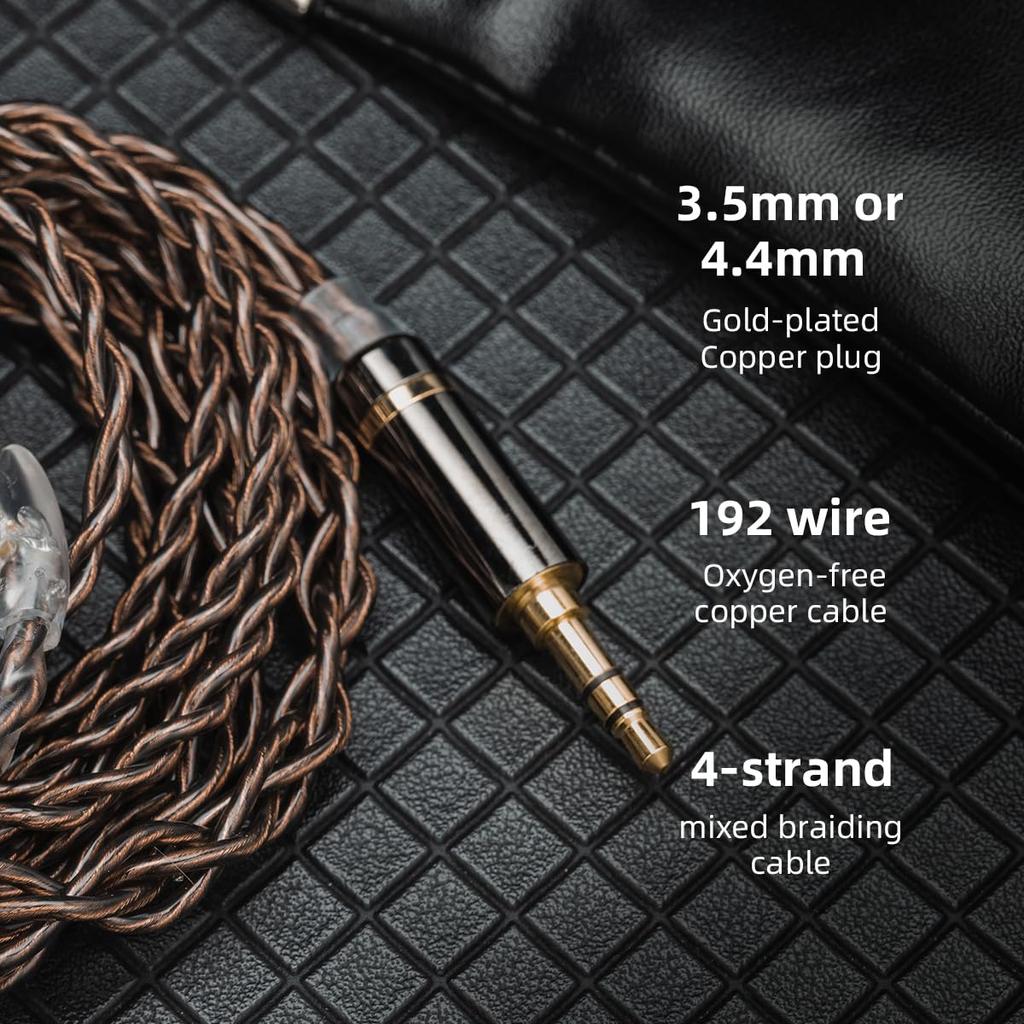 HIDIZS MS3 Гибридные проводные наушники HiFi канального типа с двумя магнитами, двухкамерным динамическим драйвером с 3 типами фильтров настройки, 2-контактный китайский разъем 1DD+2BA 0,78 мм