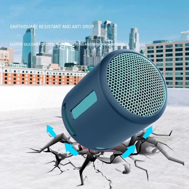 Подходит для динамика Sony SRS-XB100 XB13 Силиконовый защитный чехол Противоударный и защита от прикосновений 360° Всесторонняя защита