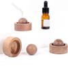 Natural Wood Aromatherapy Fireless Essential Oil Bottle Diffuser Fragrance Black Walnut Wood Stars Container Perfume