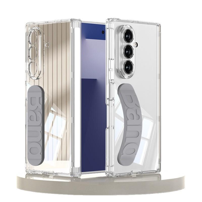 Применимо к чехлу для мобильного телефона Samsung Z fold1, четыре угла, защита от падения, магнитное всасывание, центральный шарнир, силиконовый ремешок на запястье, fold1