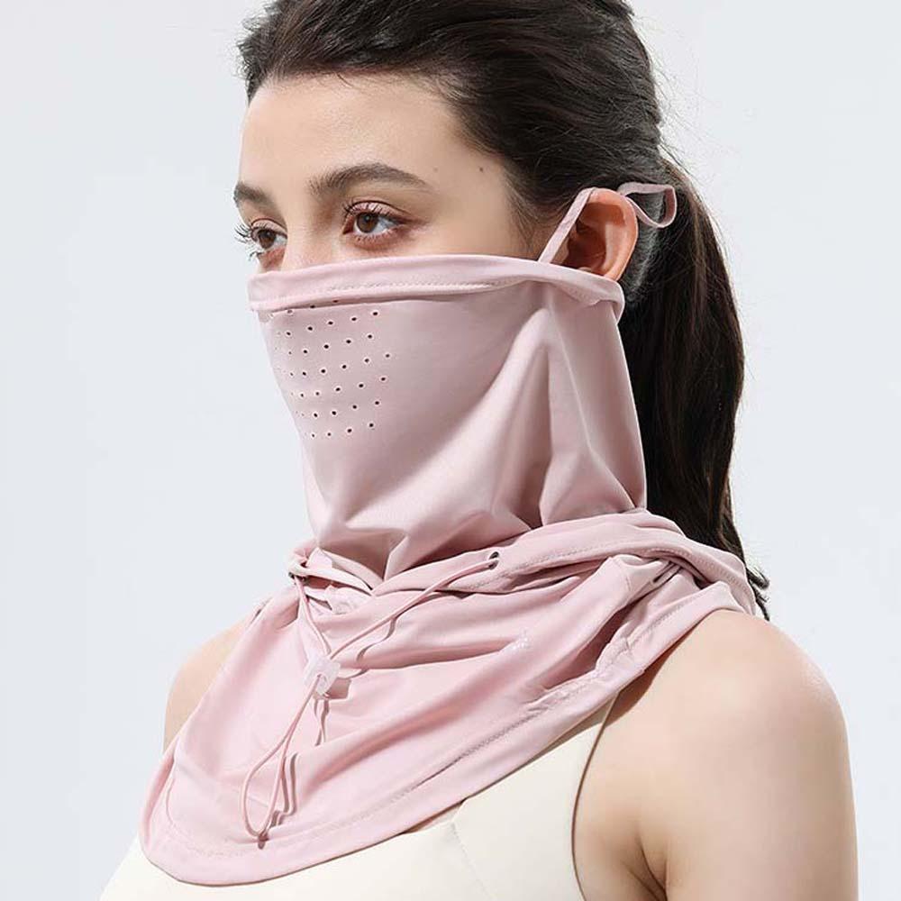 Дышащая Балаклава Шапка Анти-УФ Ледяной Шелк Защита Лица от Солнца шляпа Защита от УФ-лучей Маска Школа