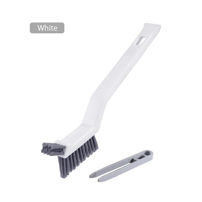 3-In-1 Crevice Brush Floor Cleaning Brush Wall Bathtub Tile Joint Crevice Hard Bristle Brush Bathroom Cleaning Brush