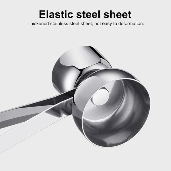 Yousheng 1/2 шт., нержавеющая сталь, инструмент для разбивания яичной скорлупы, простой гаджет для разбивания яиц, открывалка-сепаратор, кухонный инструмент для яиц, заварных кремов, пудингов, тортов