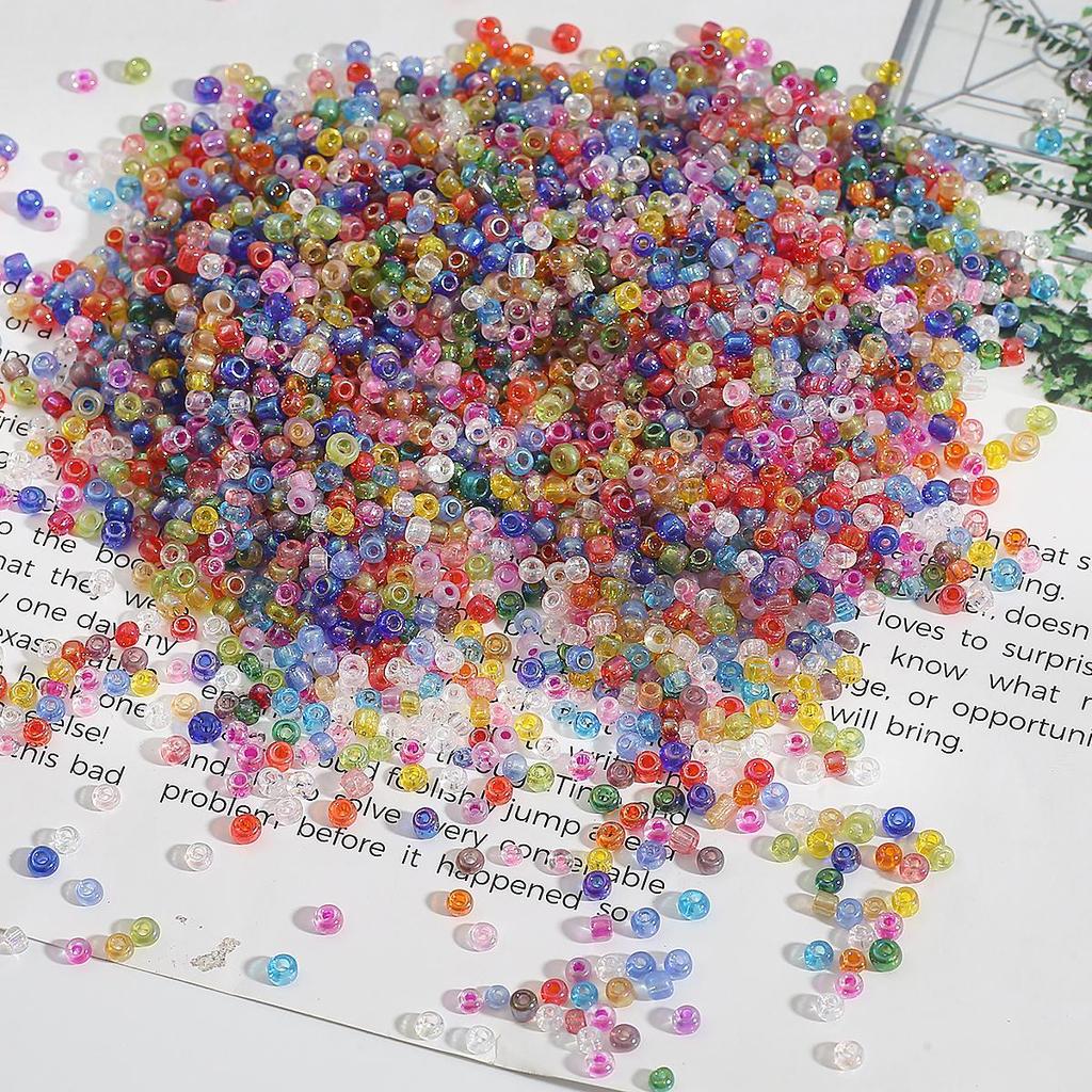 2/3/4 мм покрытые цветные серии стеклянные рисовые бусины для украшения ювелирных изделий, изготовления ожерелья, браслета «сделай сам»
