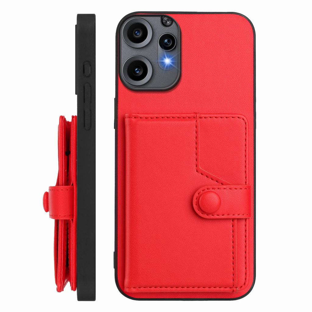 Чехол для Nothing CMF Phone 2 Pro с блокировкой RFID, держателем для карт, подставкой, задняя крышка из ТПУ + ПУ кожи