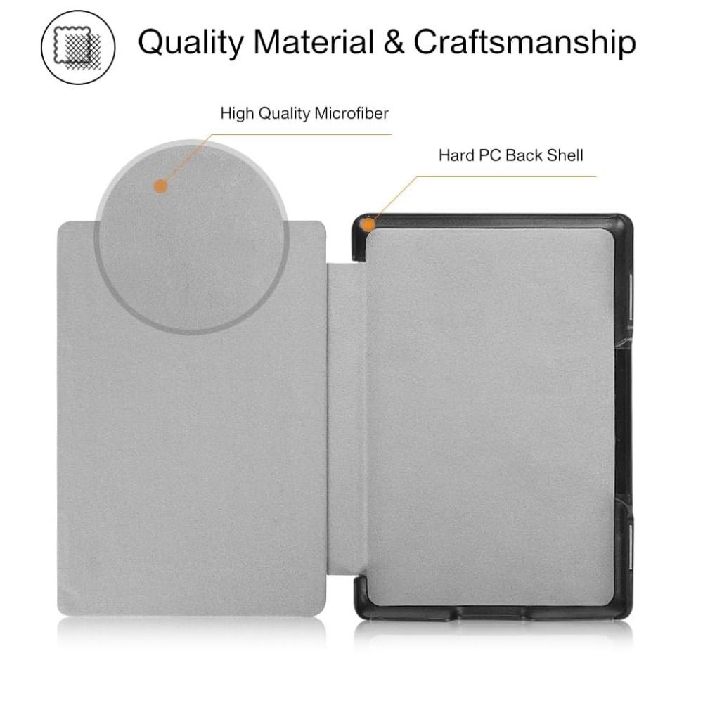 PU Leather Folio Cover Flip Shell for Kindle 5/4th Gen (Model:D01100) 2011 e-Reader