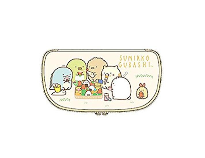 Канвасовая косметичка Sumikkogurashi с полным открытием