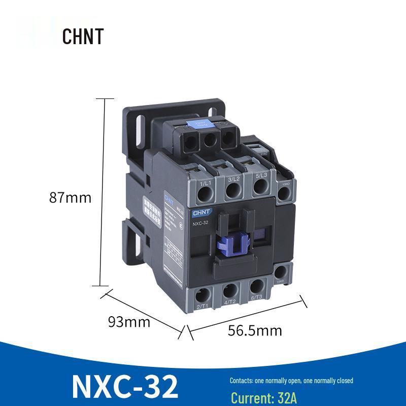 Zhengtai NXC AC Contactor 220V Single-Phase / 380V Three-Phase Normally Open/Closed CJX2-1210 1810
