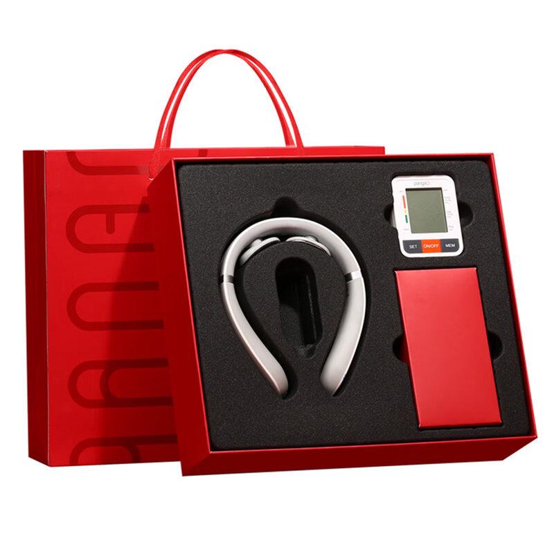PANGAO Neck Massager & Blood Pressure Monitor Set CN plug (adapter included)