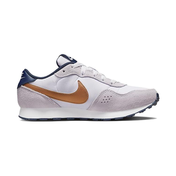 Nike MD Valiant Lace Up Cushioning Slip Resistant Abrasion Resistant Low top Kids' Running Shoes Purple Teenagers CN8558-501