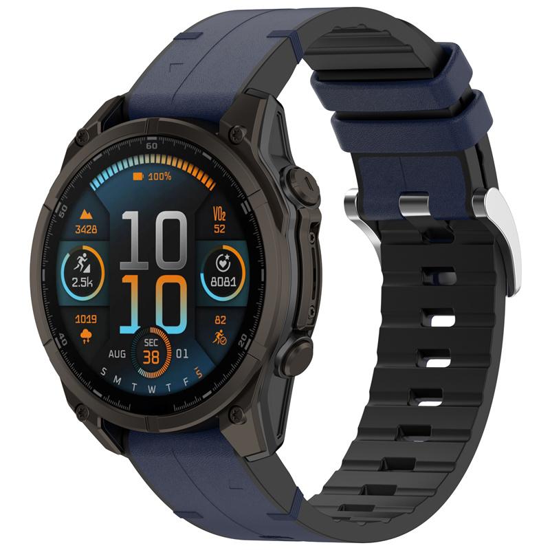 Силиконовый кожаный ремешок 22 22 26 мм для часов Garmin Fenix 8 51 47 мм E 7X 7 Pro 6X 6 Pro 5X 5 Plus Enduro 3 2 ремешок браслет