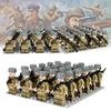 Small Particle Soldier Building Blocks Durable Abs Plastic Construction