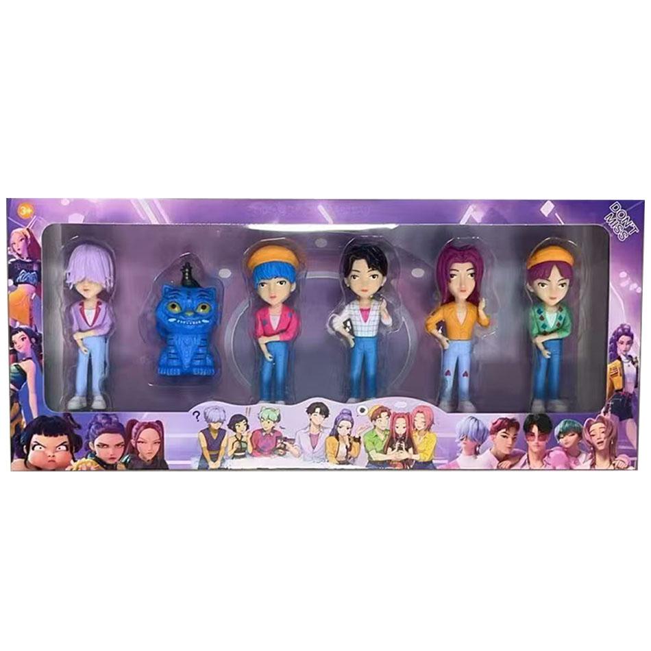 2027 НОВЫЙ K-pop Охотник на демонов Руми Зои Мира аниме поливинилхлорид коллекция персонажей настольные безделушки Детский новогодний подарок