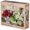 108 Piece Jigsaw Puzzle Happy Flowers Large Piece (26x38cm)