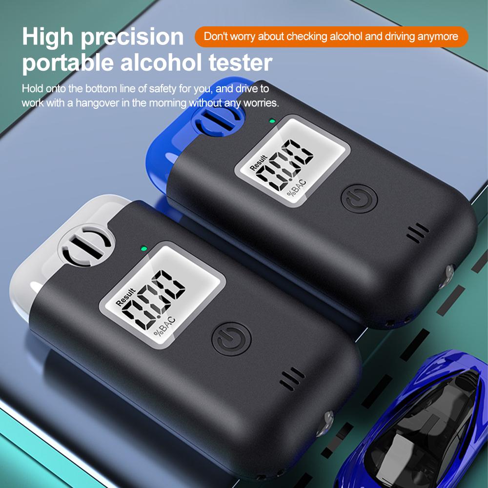 Бесконтактный алкотестеры Профессиональный цифровой алкотестер Полицейский алкотестер Алкометр Анализатор алкоголя Тест на вождение в нетрезвом виде