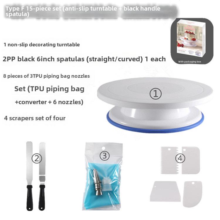 Набор для украшения торта из пшеничной соломы - вращающийся инструмент для выпечки для проектов «сделай сам»