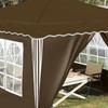 Pop up Party Tent 288 x 288 x 245 cm Taupe Oxford Fabric