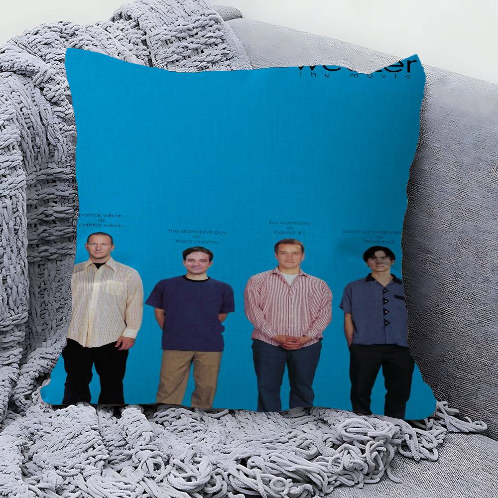 Weezer Музыкальная Группа Наволочка Полиэстер Диванные Подушки Декоративные Подушки-Пледы Домашний Декор Наволочка