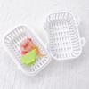 2pcs Japanese-style Dishwasher Soaking Box White Cutlery Cleaning Basket Chopstick