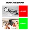 AKI2  Car Sun Visor Glasses Storage Clip Sunglasses Clips Card Ticket Holder For Jeep JK Gladiator Cherokee Compass Renegade Patriot