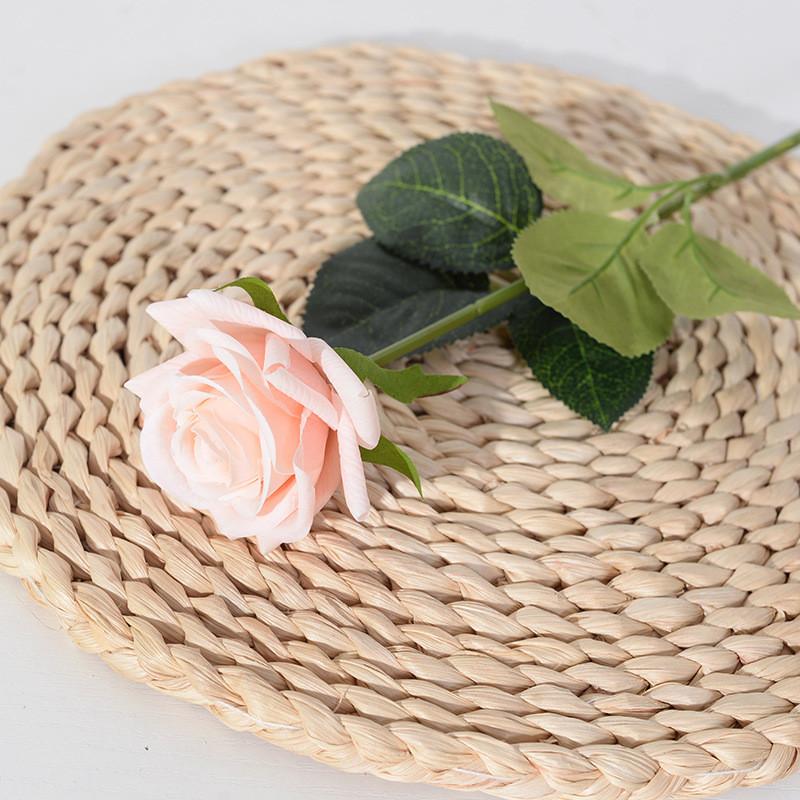 Rose Silk Flower Faux Moisturizing Decor For Home And Wedding Arrangements