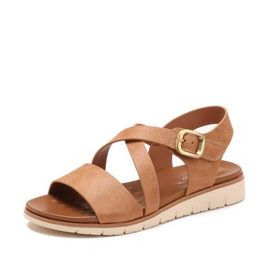 Summer Soft-soled One-strap Roman Shoes for Women with Wedge Heels