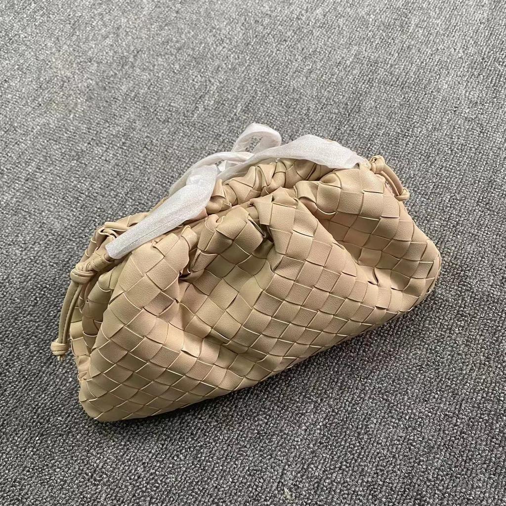 Женская новая плиссированная сумка-пельмень из натуральной кожи, сумка-облако из коровьей кожи, плетеная сумка через плечо, сумка через плечо Ashi Ge в том же стиле