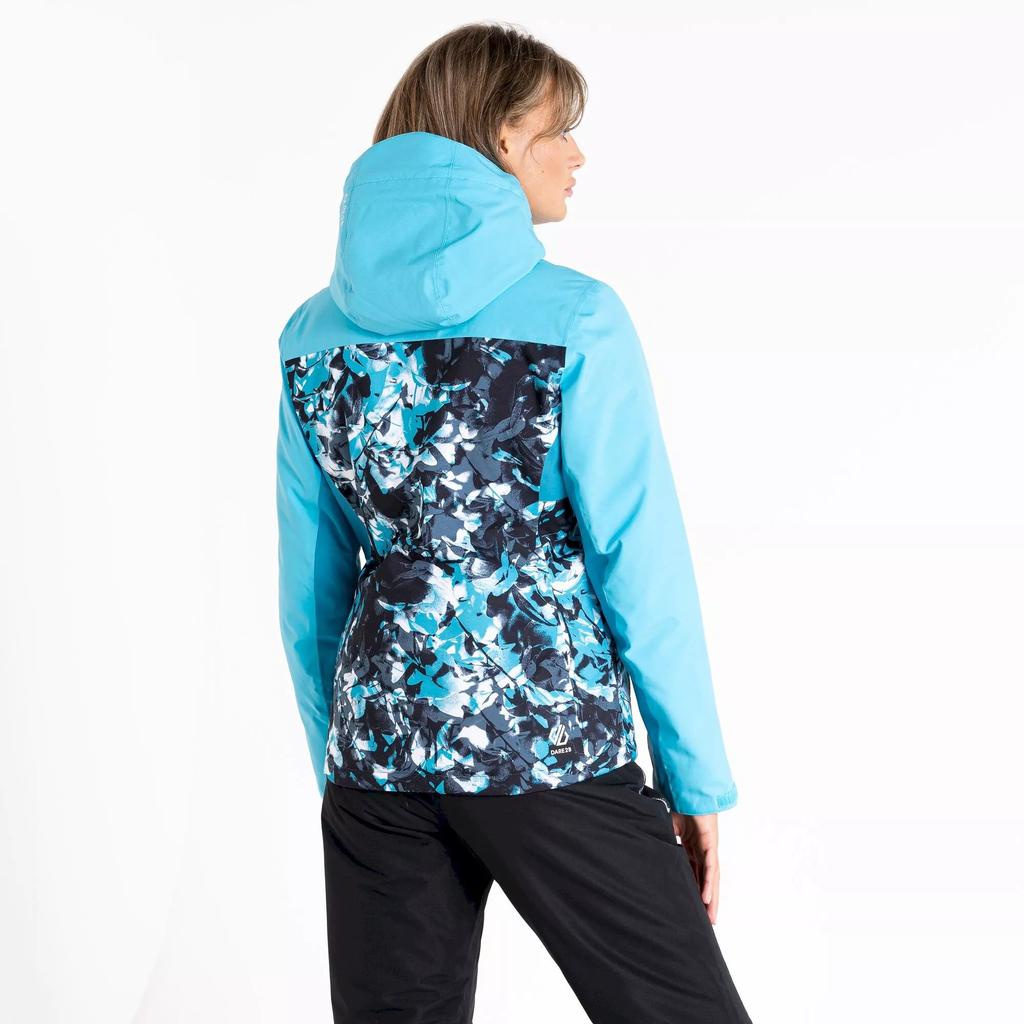 Womens/Ladies Determined Printed Insulated Waterproof Ski Jacket