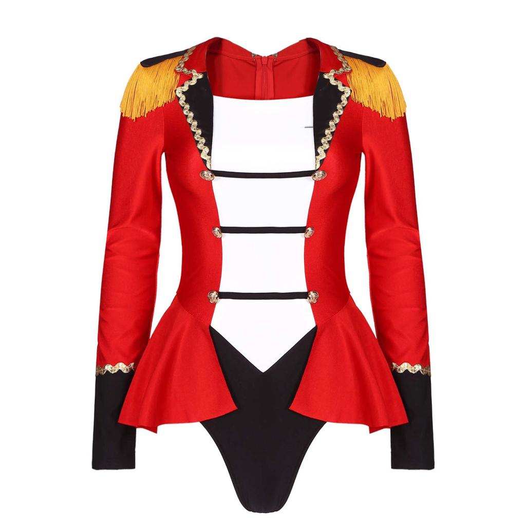 Женский костюм для косплея на Хэллоуин, цирковой манеж, женские боди, наряды для ролевых игр