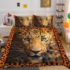 Домашнее постельное белье с животным принтом, пододеяльник для детей и взрослых, наволочка для мальчиков, моющийся подарок, удобное постельное белье, пододеяльник