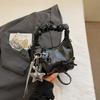 2025 summer new bow underarm bag women's leisure commuting niche pleated cloud bag dumpling bag